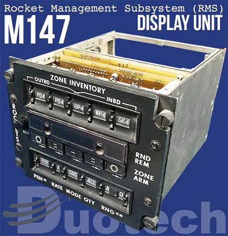 Fig. 4 M147 Rocket Management System Display 12011866-1