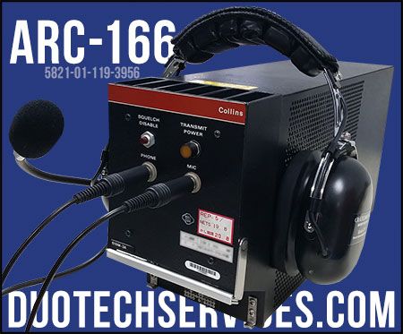 arc-166-5821-01-119-3956 p/n 649-0360-001 radio transmitter/receivers