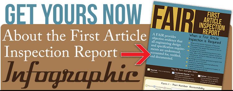 Get First Article Inspection Report Infographic