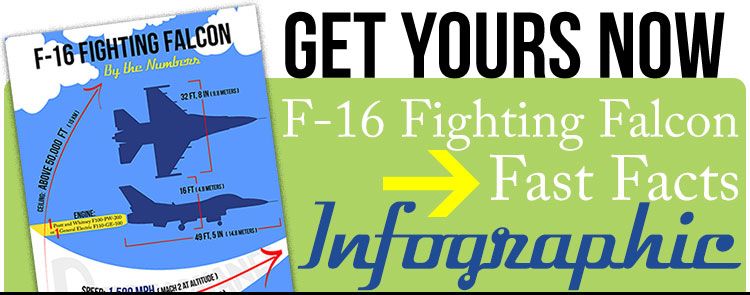f-16 fighting falcon facts infographic