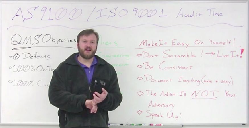 AS9100 & ISO 9001 Certification Preparation Tips – Weekly Whiteboard