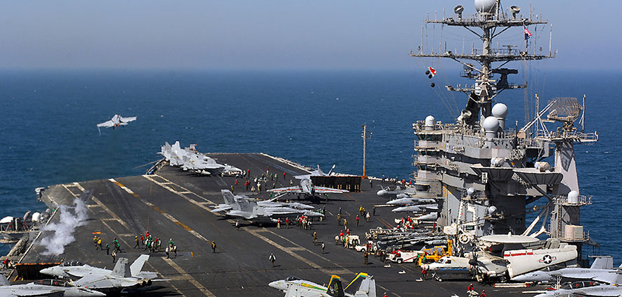 Working and Living on a U.S. Aircraft Carrier