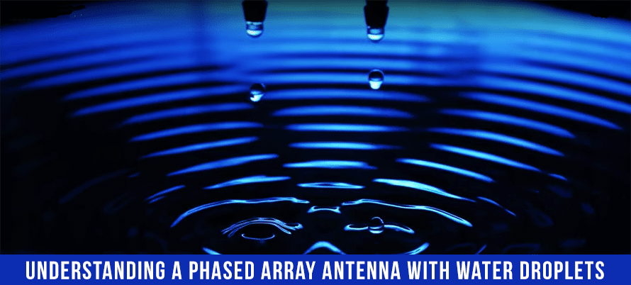 Understanding A Phased Array Antenna With Water Droplets