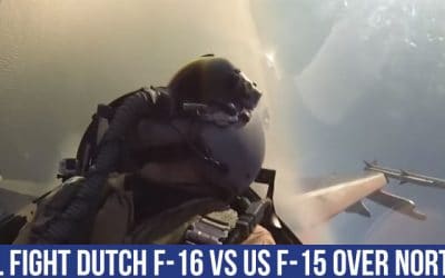 Jet Friday: Dogfight Video Between a F-16 Fighting Falcon and a F-15 Eagle